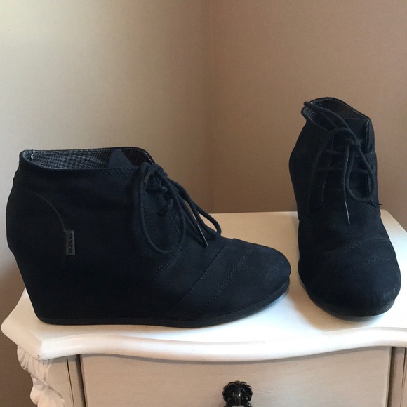 bongo wedge booties